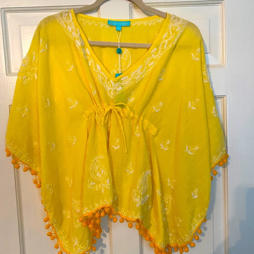 MELISSA ODEBASH CRINKLE COTTON TOP